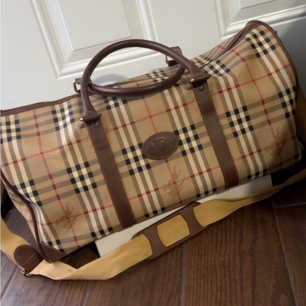 BURBERRYS Vintage Nova Check Duffel